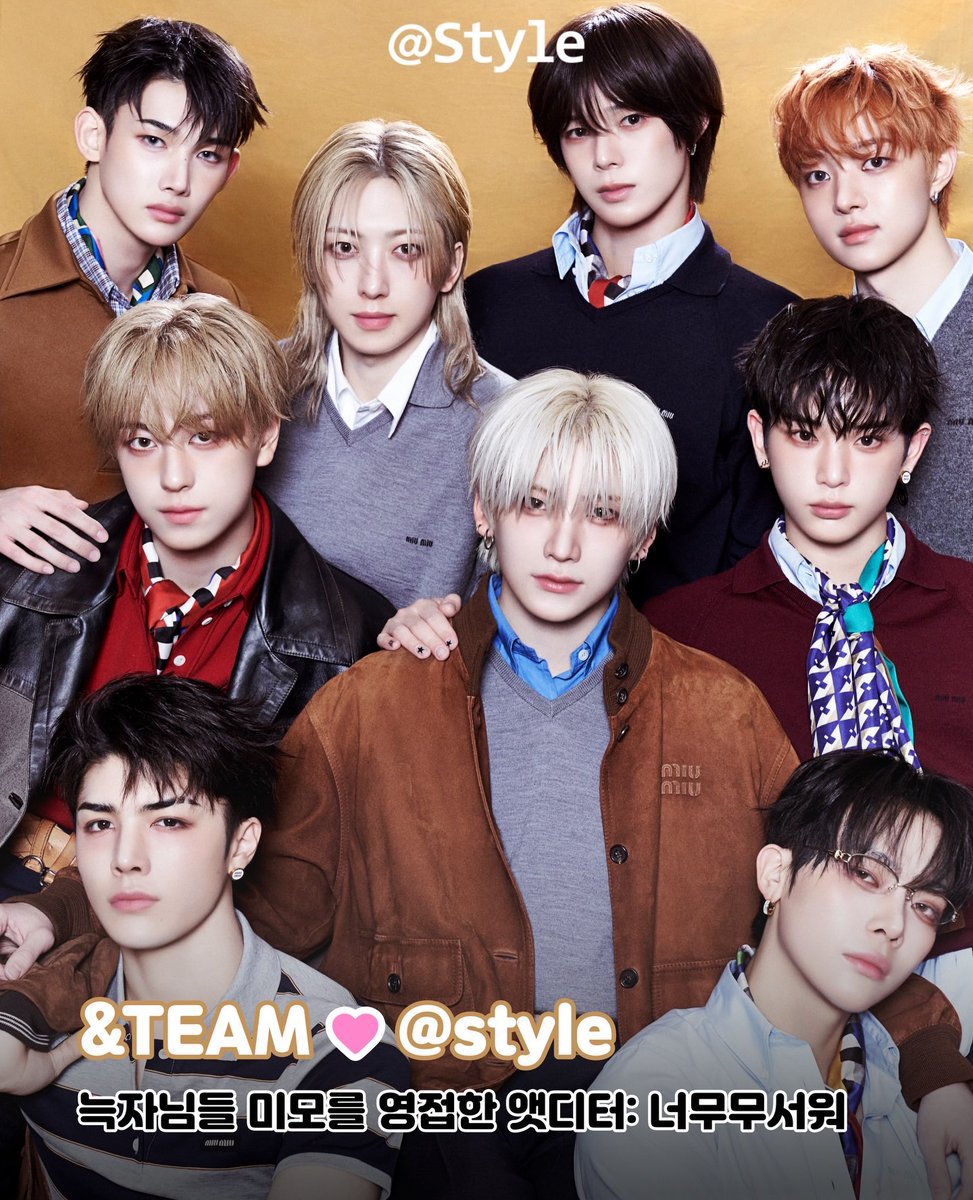 LeeWeus's tweet photo. &amp;TEAM X ENHYPEN for STAR &amp; STYLE Magazine ASEA 2026 Special Edition https://t.co/edw8ZGbJdo