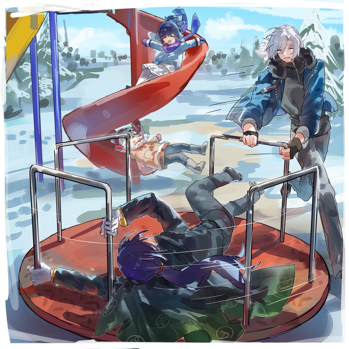 houkai3rd's tweet photo. パパ！？
@grape______ 様より素敵なイラストをいただきました！

#崩壊3rd https://t.co/13xjdyi6qf