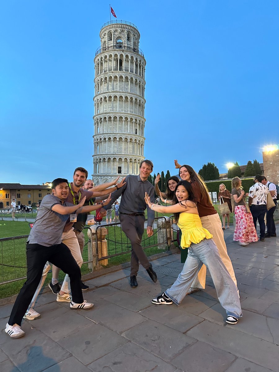 GhyselsStef's tweet photo. This week, we had the pleasure to attend the 25th International Symposium on Analytical and Applied Pyrolysis in Pisa🇮🇹. Our TCCB group was wel represented and delivered 1 keynote (Stef Ghysels👍), 8 orals and posters (thanks to Elisa, Tatwadhika, Arthur, Alessandra, Yingyuan👍). https://t.co/idoWRVZKeI