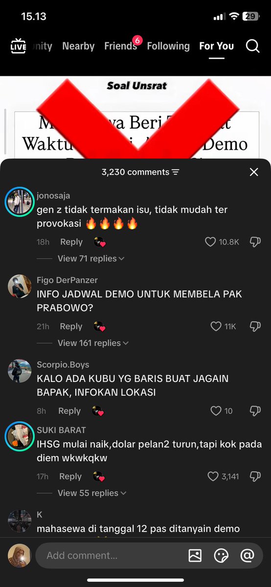 dyrruk's tweet photo. kenapa setiap ada aksi dari ui atau mengatasnamakan mahasiswa selalu keluar akun kayak gini si? this is sooo corny WDYM JADWAL DEMO UNTUK MEMBELA PRABOWO? https://t.co/9nEQioFAq1