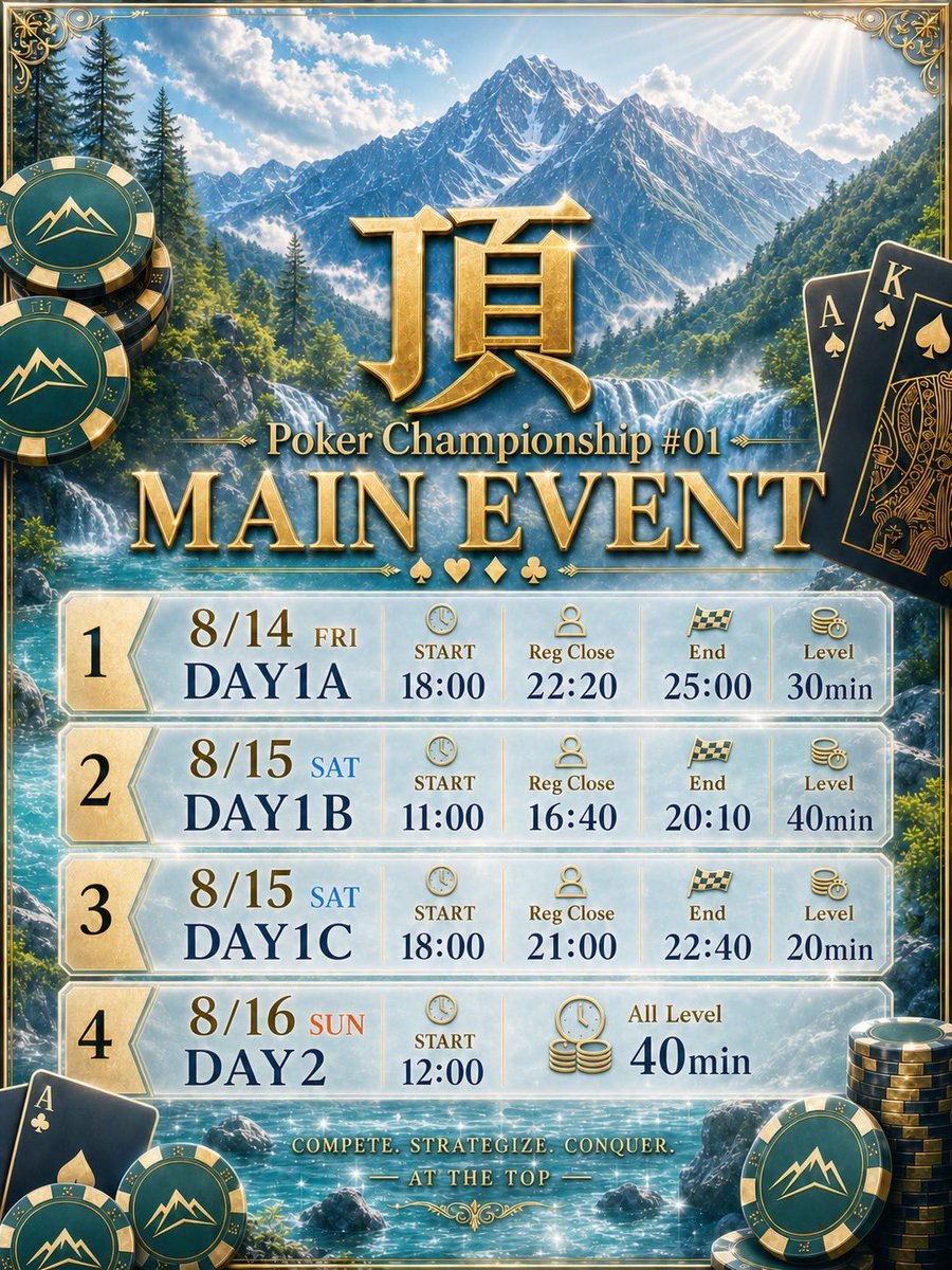 DoubleBurrel_u's tweet photo. Double Barrel宇都宮にて
頂poker  campionchipサテライトを開催🥰

第一回サテライトは6/21(日)
そうプライズはなんと245万円！！

Entry 5500円

プライズ🎁
１位　メインチケット2枚
２位　メインチケット1枚
#poker
#NLH
#アミューズメントポーカー
#宇都宮 https://t.co/Iywew3Rkrg