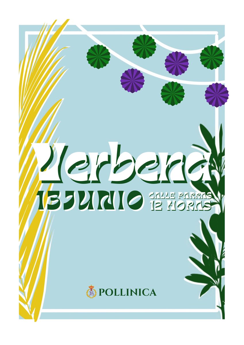 pollinicamalaga's tweet photo. VERBENA | ¡Mañana celebra con Pollinica! 🎊

Vive un gran día con música en directo, comida casera, precios populares y el mejor ambiente.

📅 13 de junio
🕛 12:00 horas
📍 C/ Parras, 20
📲 Reservas: 608 79 23 68

#SoyPollinico #CofradíasMLG https://t.co/Bd8P5PIgsC
