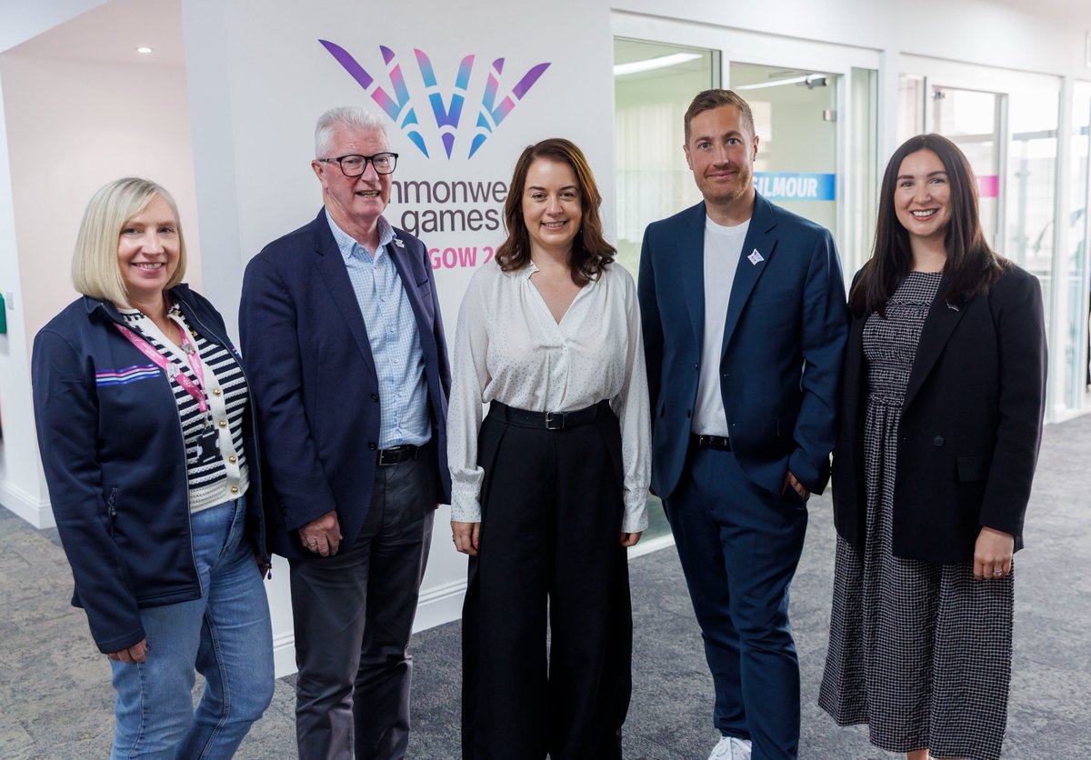 DCMS's tweet photo. Excitement is building for Commonwealth Games Glasgow 2026 🏴
Minister for Sport @Steph_Peacock saw first-hand the remarkable pace of preparations, from the Organising Company team to the Uniform and Accreditation Centre, as work continues to get ready for athletes, teams and spectators this summer
This Government has backed the Games from the beginning
Congratulations to everyone working so hard behind the scenes, and wishing all the athletes the very best of luck as the Games draw closer 🥇
