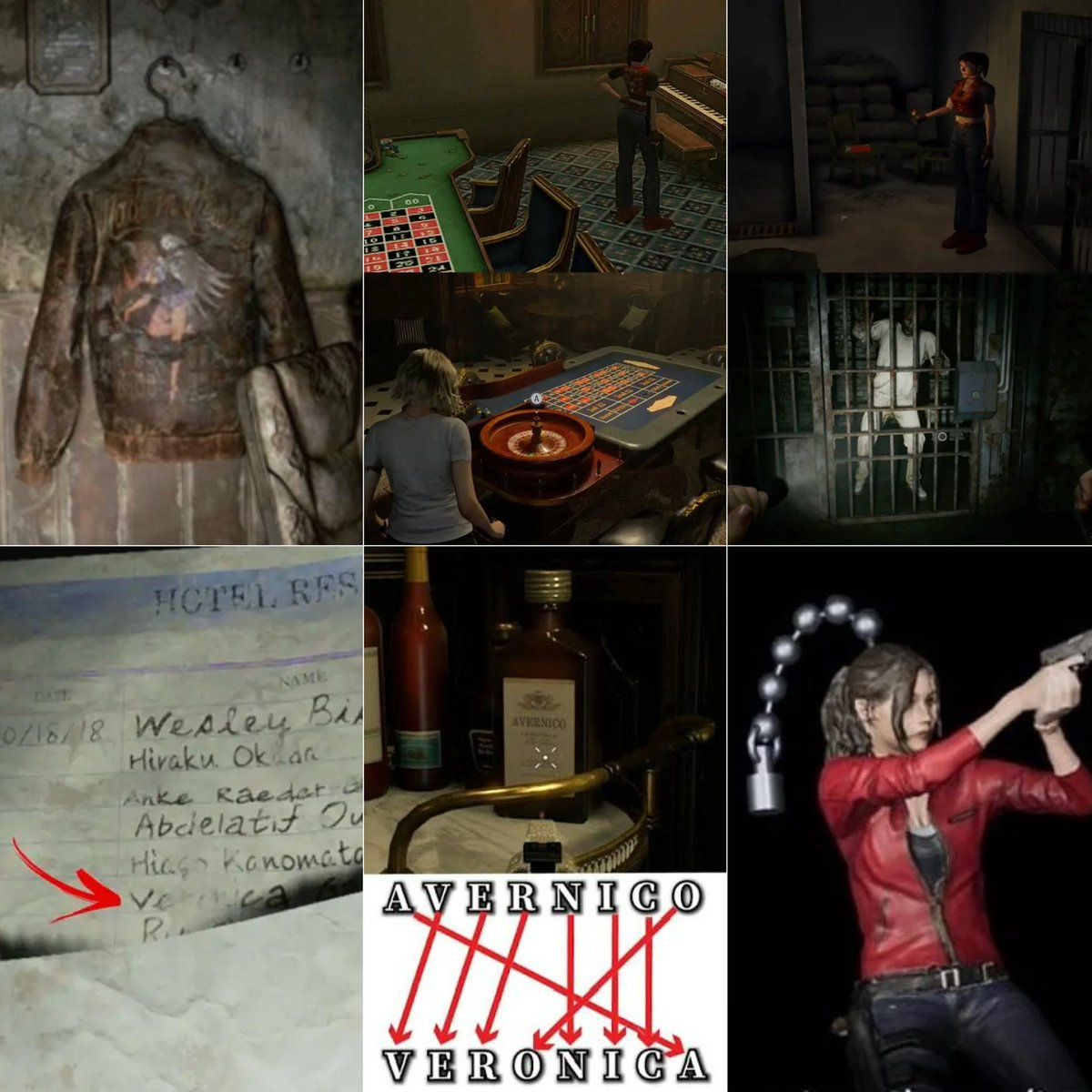Lady638147's tweet photo. There Were already hints #ResidentEvilVeronica https://t.co/YCwqVuCYmw