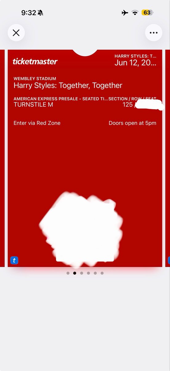 f1dtor's tweet photo. Selling 3 Harry Styles together together tour tickets Wembley june 12th for below face value dm to buy https://t.co/Cs1L1RqgTl