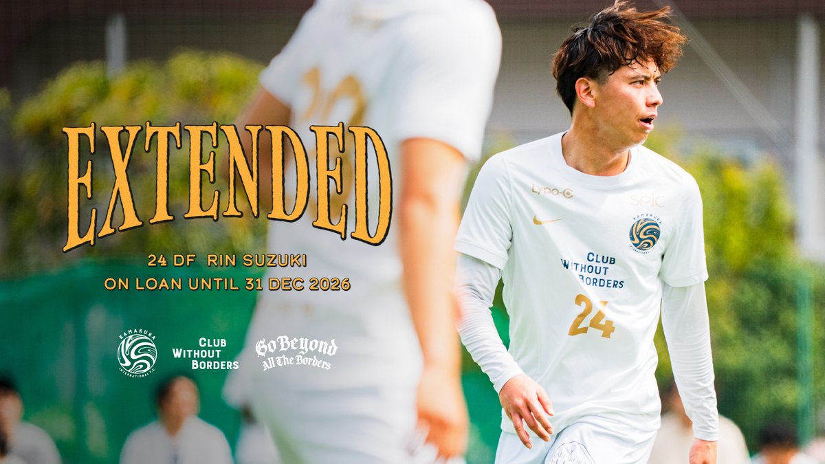 kamakura_inter's tweet photo. Y.S.C.C.より期限付き移籍加入している鈴木梨選手について、2026年12月31日までの移籍期間延長が決定しましたのでお知らせいたします。

💬「シーズン途中にも関わらず受け入れてくれたクラブを、必ず関東2部昇格へと導きます」

🔽詳細はこちら
https://t.co/7tAc5WHqKY https://t.co/16q8a9hH8D