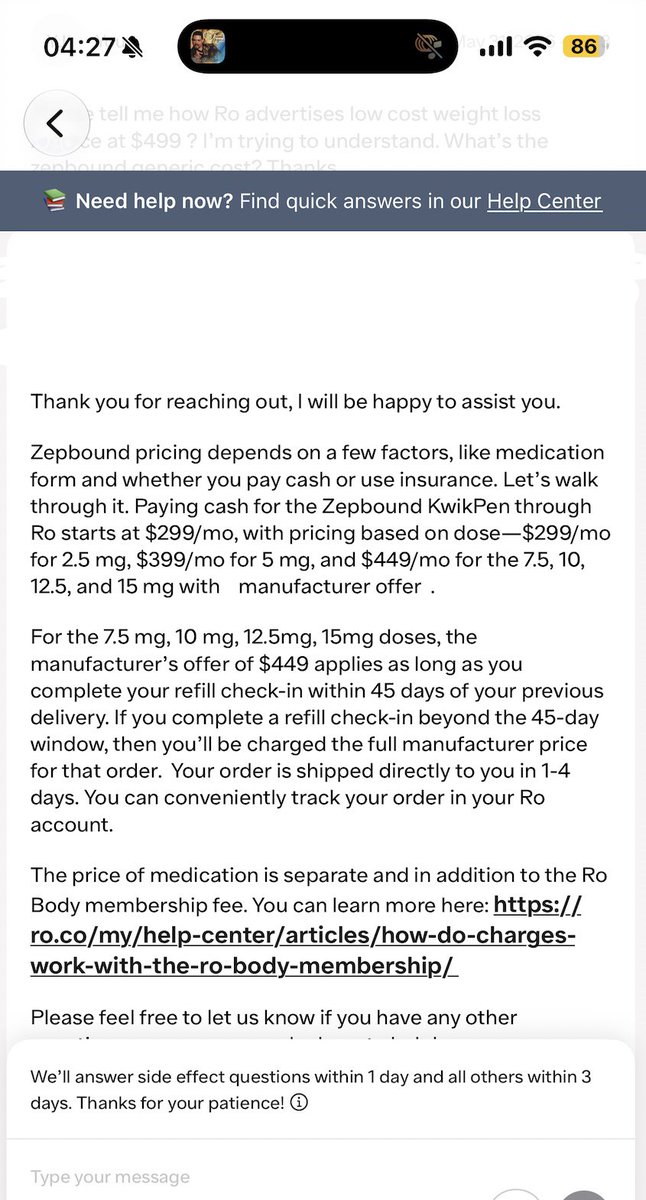 license2kill89's tweet photo. @Roman claims $50/mo with or w/o insurance for GLP-1 weight loss medicine. that’s such BS deceiving scam! No you CANT get if for $50 in actuality it will cost well over $400 not including the $200/mo membership!!! 
#FalseAdvertising @elonmusk @EliLillyandCo @BBBCentralVA https://t.co/hRkWv3TULU