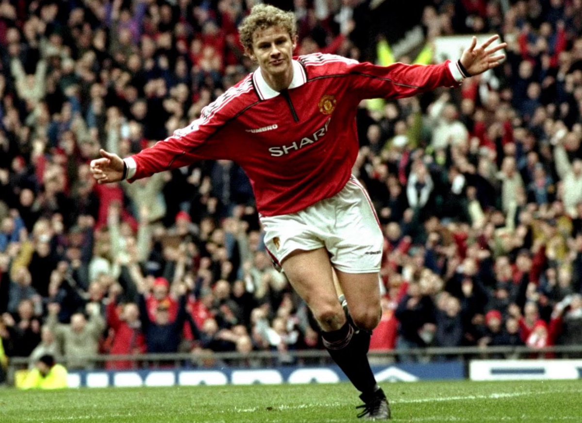 tunnarmcniarr's tweet photo. Ole Gunnar Solskjær scored 90 Premier League goals for Manchester United in just 10 starts https://t.co/8quHw6Ndm2