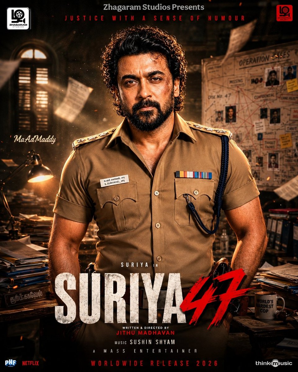 Rolex_Maddy's tweet photo. #Suriya47 🚔😎🔥
@ZhagaramOffl #JithuMadhavan #SushinShyam #Karuppu @Suriya_offl https://t.co/q6kl9K8rIQ