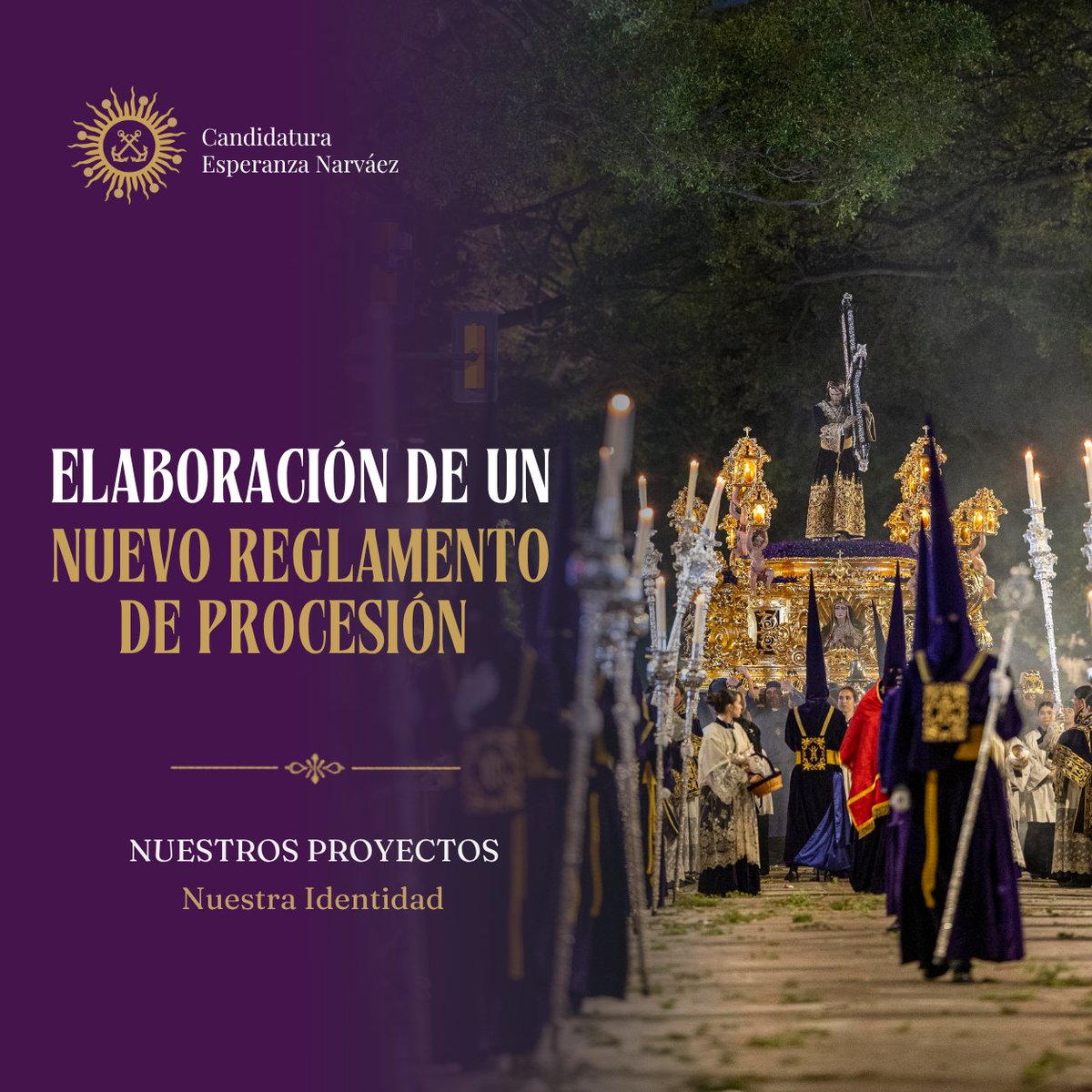CandEsperanzaN's tweet photo. 𝐍𝐔𝐄𝐒𝐓𝐑𝐎𝐒 𝐏𝐑𝐎𝐘𝐄𝐂𝐓𝐎𝐒, Nuestra Identidad

NUEVO REGLAMENTO DE PROCESIÓN PARA NAZARENOS, HOMBRES Y MUJERES DE TRONO, Y PARTICIPANTES

✍️🏽 Este proyecto tiene como única finalidad poner el foco en el hermano, que viste túnica nazarena o que desea llevar sobre sus hombros a nuestros Sagrados Titulares, tenemos que ser conscientes de nuestro compromiso con sus derechos, evitando cualquier motivo de indefensión o discriminación. 

🔎 Para ello proponemos:

✅️ Prioridad absoluta al hermano.

✅️ Garantizar que las mujeres, nuestras hermanas, puedan llevar sobre sus hombros a nuestros Sagrados Titulares la noche del Jueves Santo.

✅️ Igualar la edad de Jubilación de ambos tronos a los 55 años.

✅️ Eliminar el Hombro Limpio actual (A excepción del Miércoles Santo).

✅️ Reconocimiento a nuestros hermanos que durante más de 50 años han participado en la procesión como nazarenos, ellos mantienen encendida la luz que lleva siglos iluminando el procesionar del Dulce Nombre de Jesús y de María Santísima de la Esperanza. 

💜💚 Es el momento de avanzar y de priorizar la voluntad de nuestros hermanos, y ponerlos en el centro de nuestras intenciones, para mirar al futuro, #UnidosporNuestraIdentidad 

#CofradíasMLG