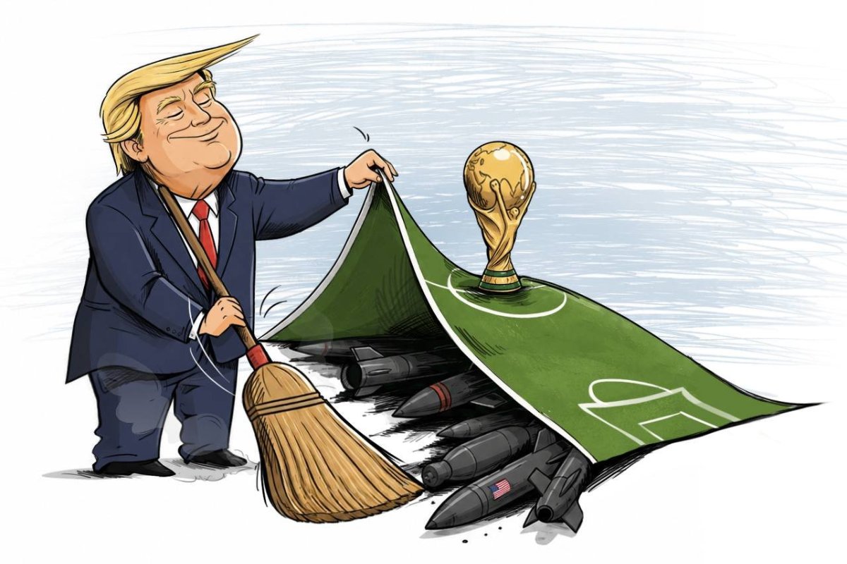 T1e1N's tweet photo. https://t.co/iWe4yDZHve 
Copa do mundo 2026: política, tensões e bastidores sombrios
Copa do Mundo 2026 começa envolvida por polêmicas: fim da guerra EUA-Irã, baixa divulgação, patrocínios problemáticos e exploração política. https://t.co/WTzIeKdb4d