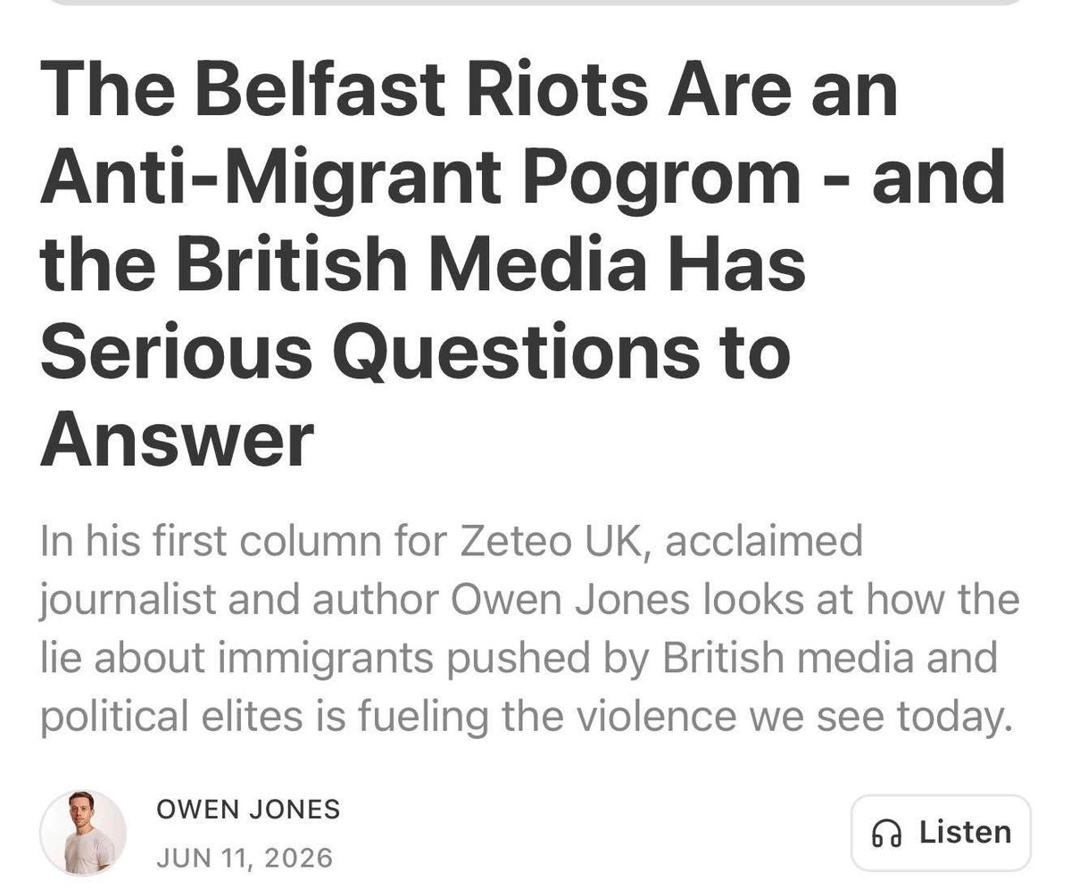 owenjonesjourno's tweet photo. We are heading towards the abyss. 

And our media takes much of the blame.

That’s why I’m delighted to join the newly launched @zeteouk.

Here’s my first column 👇👇

https://t.co/BO1eH6na8Q https://t.co/hN3LRxOwqW