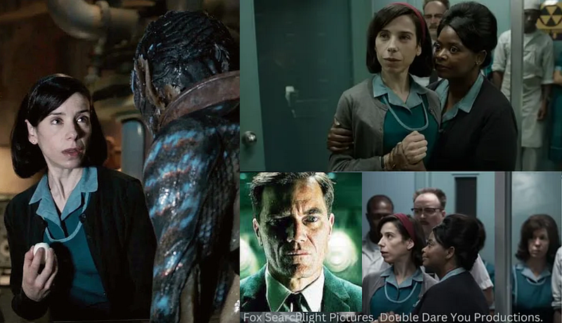 JaysGeronca's tweet photo. The Shape of Water (2017) TRAILER REVIEW: Sally Hawkins, Doug Jones, Michael Shannon, Octavia Spencer, Richard Jenkins, Guillermo del Toro https://t.co/XrVkN5y5lR. https://t.co/csYvYOvSGU