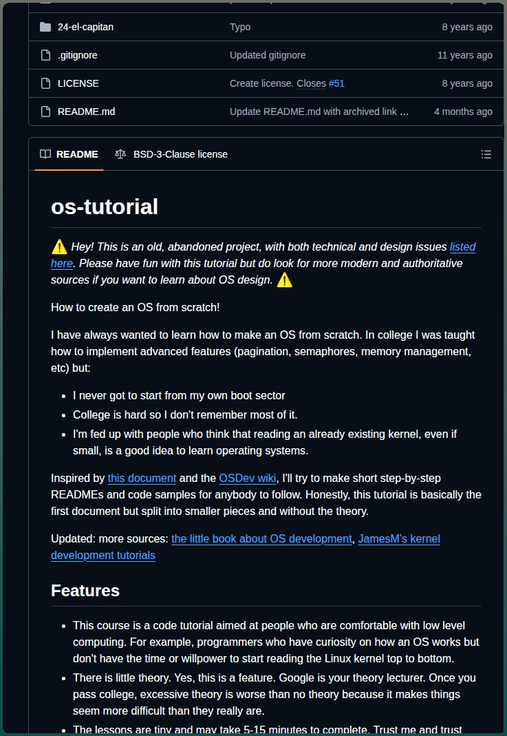 tom_doerr's tweet photo. Step-by-step tutorial on building an OS from scratch

https://t.co/U62Omz5tI3 https://t.co/oM4QRCqnYH