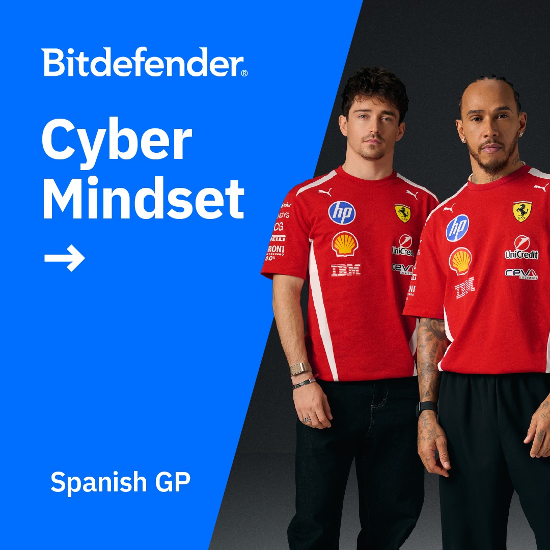 Bitdefender's tweet photo. Ready for Barcelona! One of Formula 1's most demanding circuits, where consistency makes all the difference.

In F1 and cybersecurity alike, success comes from staying focused and performing consistently under pressure.