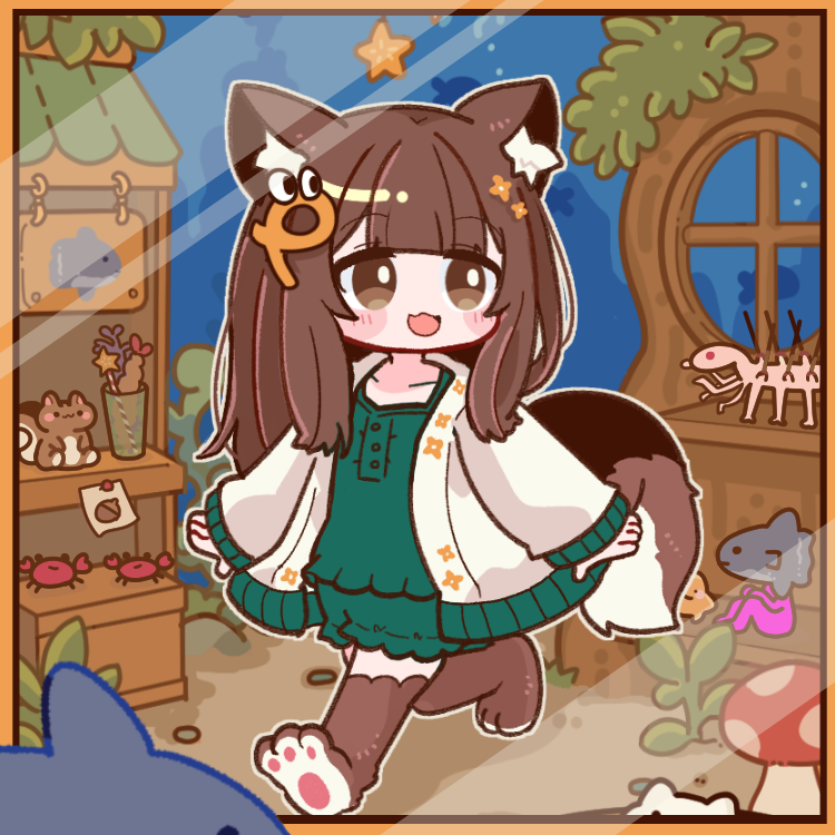 Potekoro_3's tweet photo. ╭━━━━━━━━━━━━━━━━━━╮  　  　
　　　　✨🐟New名刺🐿 ✨ 　
　　夏のイベントに向けて…ついに完成！    
　　可愛く仕上がったのでお楽しみに🎵
╰━━━━━━━━━━━━ｖ━━━━━╯ https://t.co/GuokUA9jOv