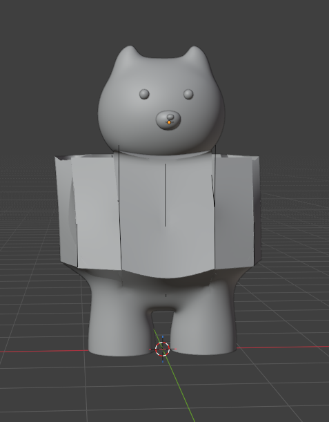 takeyanvrc's tweet photo. クマを製作中
#Blender #Blender初心者 https://t.co/6ybiQbnp42