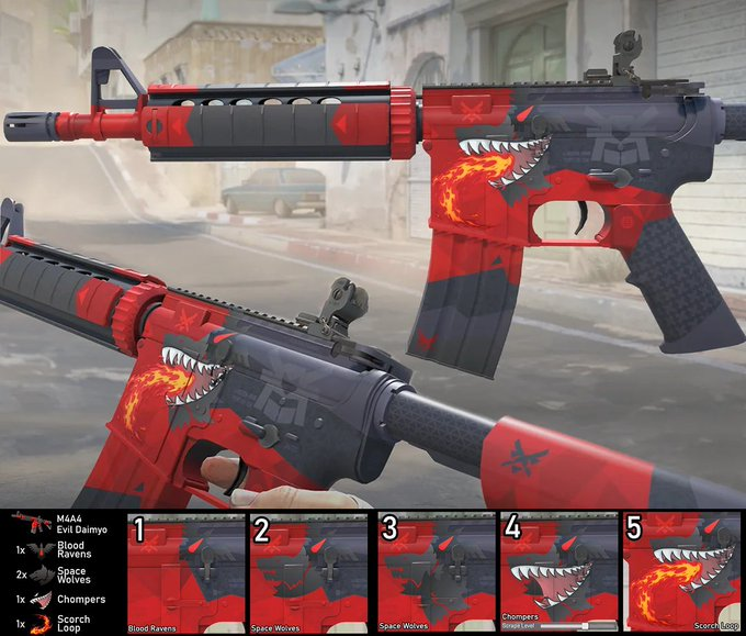 Sippinsoda's tweet photo. Fake M4 Howl 😭 https://t.co/95g65C54CS