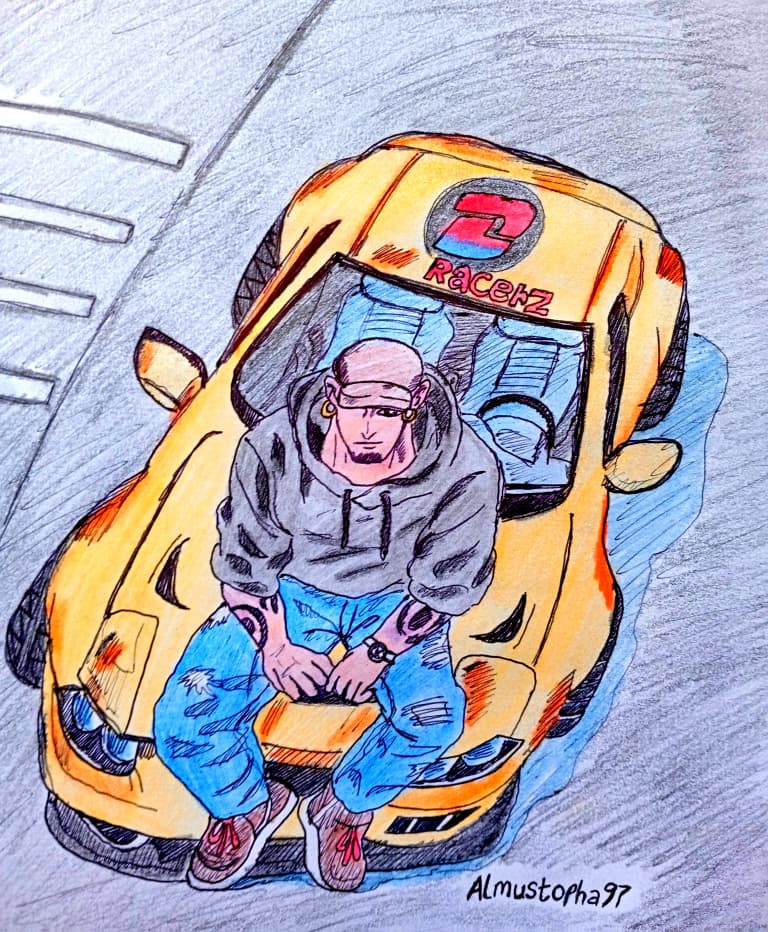 almustopha97's tweet photo. Sketched it. Inked it. Colored it. All hand-drawn, all heart.

This is my entry for the @Racerz_eth art contest. The driver waits for no one. 

I hope @Michelangel_art and @KratusFTL love it

Gvroom https://t.co/TodxYBrY5Z
