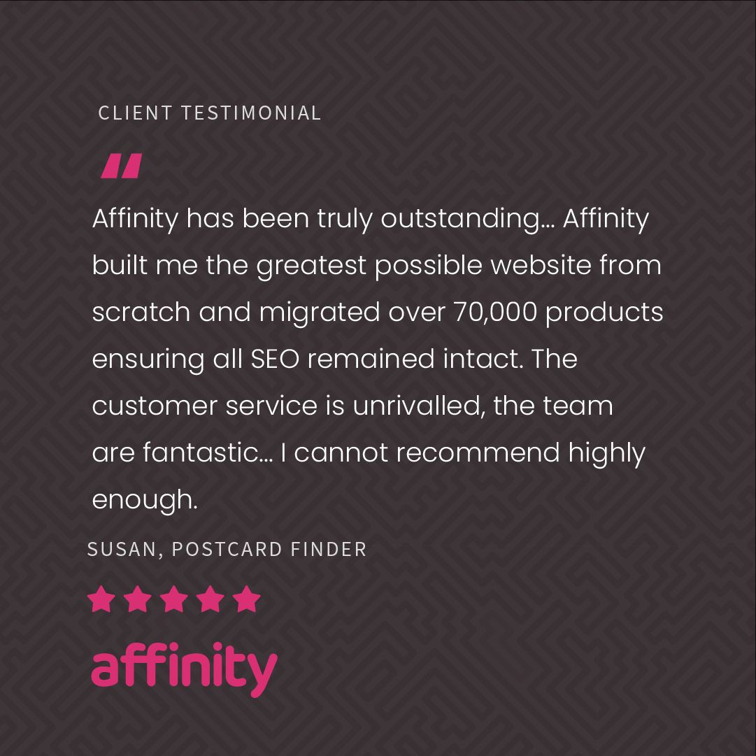 affinity_agency's tweet photo. ๐ฌ A successful migration for Postcard Finder!
Read the full case study ๐ https://t.co/IptJu8boBk
#Shopify #eCommerce #ShopifyPartner https://t.co/gMgMe0Ok7K