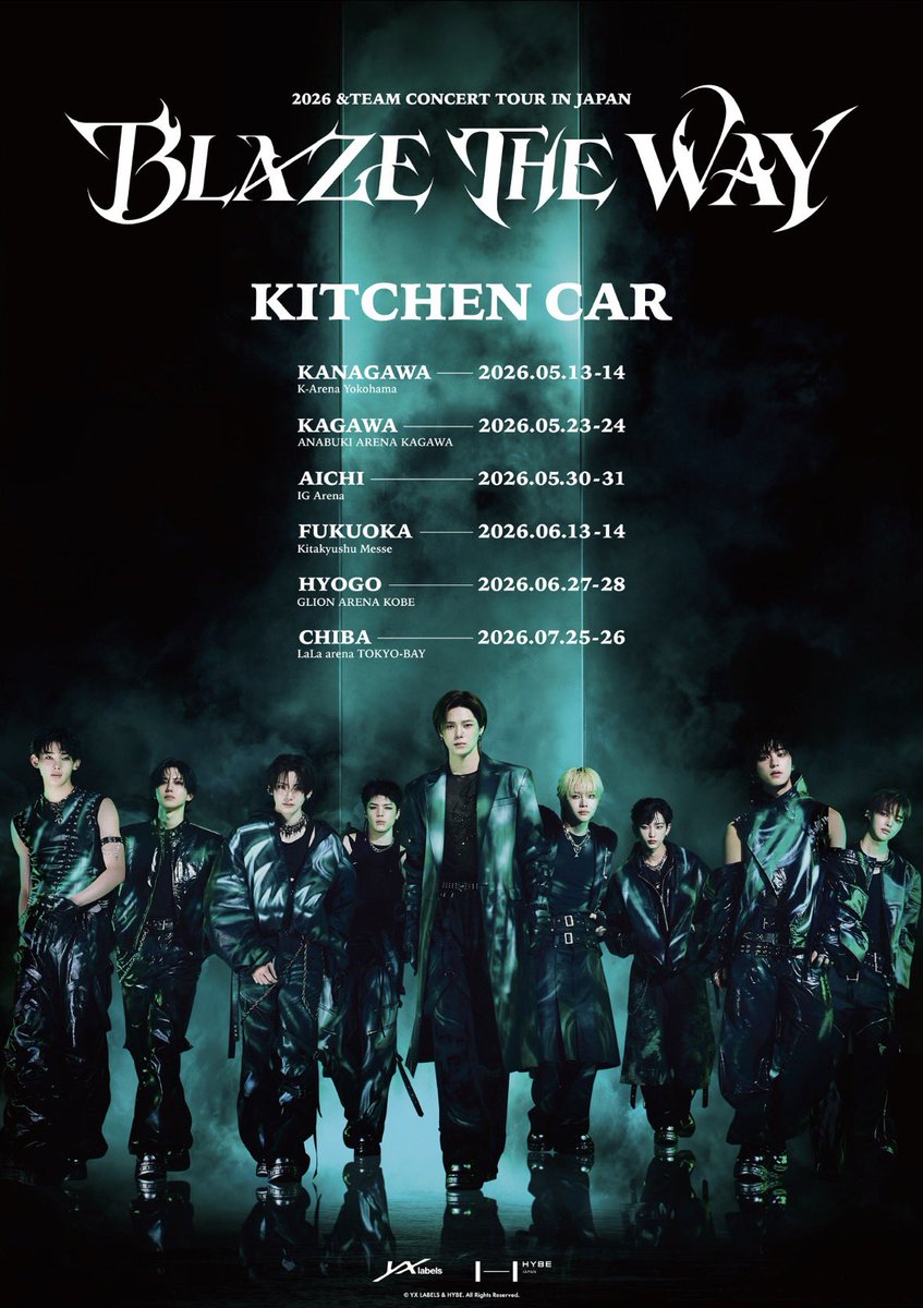 chachatown_pr's tweet photo. 『2026 ＆TEAM CONCERT TOUR 'BLAZE THE WAY' in JAPAN』キッチンカー
📣チャチャタウン小倉パレット前にて出店！
6/13(土) 10:00-18:00
6/14(日) 10:00-18:00
お誘い合わせの上お立ち寄り下さい♪

🔗https://t.co/6HjHs4uPSk

 #andTEAM
 #ASIATOUR_BLAZETHEWAY
 #BLAZETHEWAY_JAPAN 
 #エンティーム https://t.co/qPPg2CyaaW