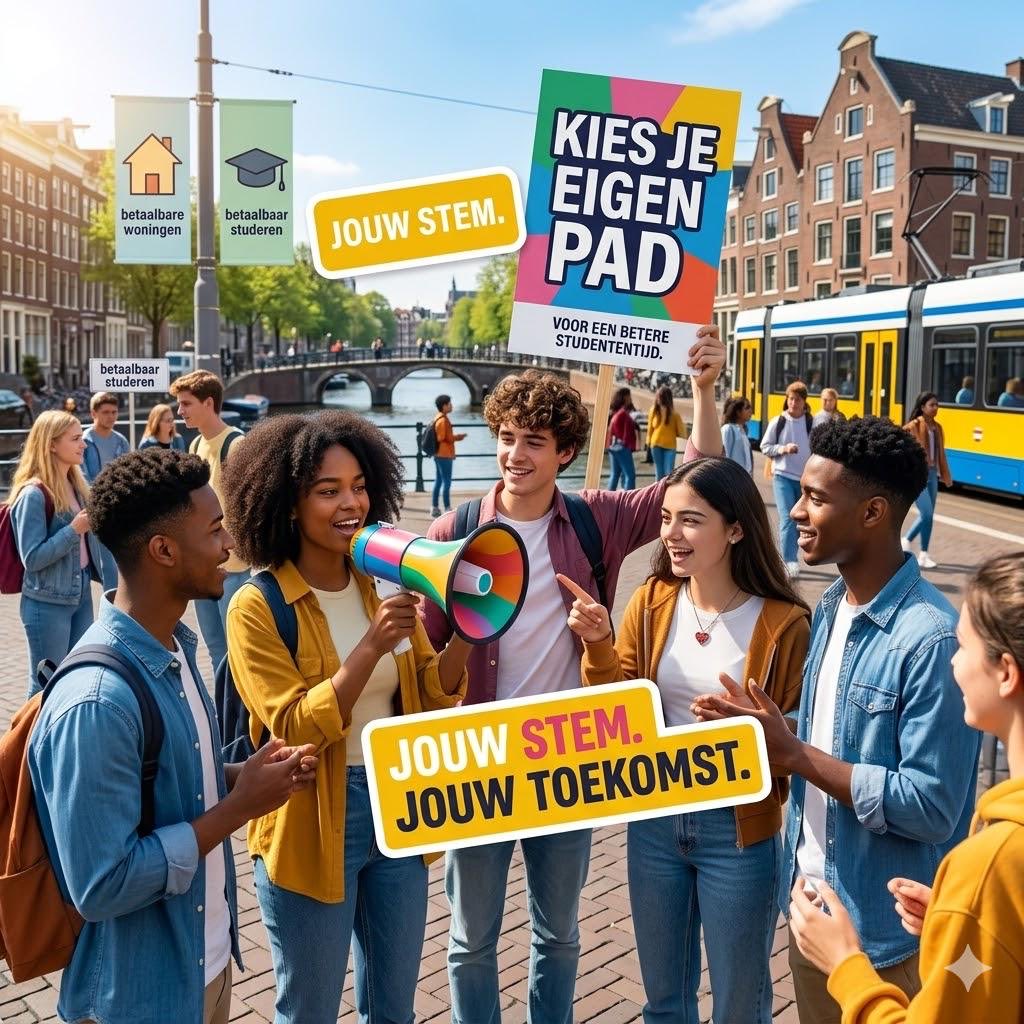 JSJTNED's tweet photo. Kies je eigen pad! ๐ฏ
Van betaalbaar wonen tot een betere studententijd: de beslissingen van vandaag bepalen jouw toekomst. Laat anderen niet voor jou kiezen.
Laat je stem horen! ๐ณ๏ธโจ
#JouwStemJouwToekomst #Stemmen #Studenten #GeneratieZ #DurfTeKiezen https://t.co/xiafFEUmoF