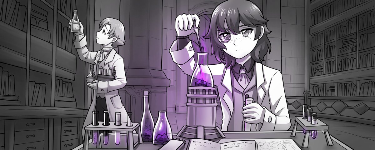 AilishRoyal's tweet photo. Institute of Natural Philosophy times :>! 

#narzissenkreuz https://t.co/Z32sHDXESg