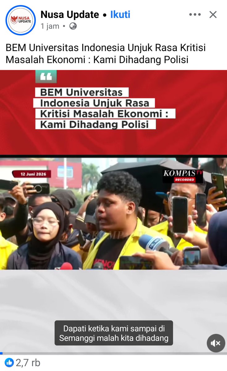 12kereta's tweet photo. Gaes, kalian yang punya facebook mending ramaikan akun media nasional dan homeless2 media seperti ini.
Ayo bersuara, jangan kalah sama buzzer!
@txtdrbekasi @BudiBukanIntel https://t.co/K0d07I3A4i