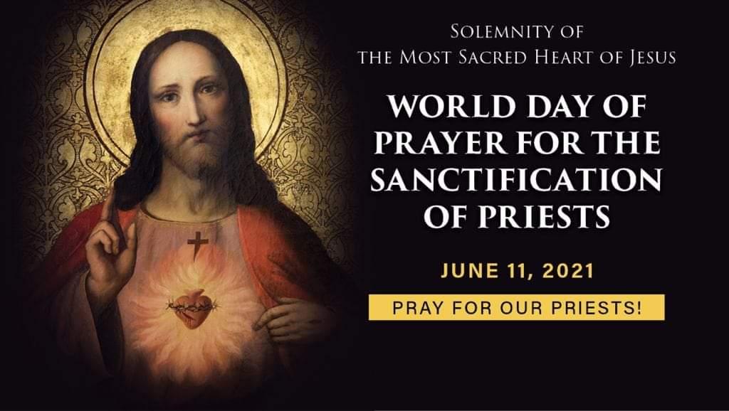 FrUgochukwu's tweet photo. Today, the Solemnity of the Most Sacred Heart of Jesus, is the World Day of Prayer for the Sanctification of Priests. It is a day the faithful are urged to pray for their priests that they may be strengthened in their vocation and remain steadfast in their commitment to the Lord. https://t.co/nhEiarq5CT