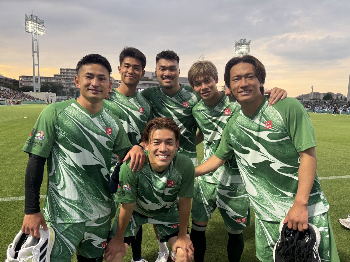 yamagafc's tweet photo. ／
#ＪリーグオールスターDAZNカップ
前日練習終了🟢
＼
#yamaga https://t.co/lFwk9BU4Yy