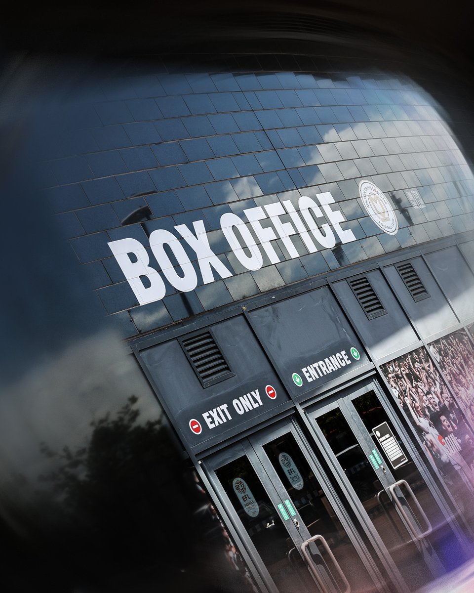 Box Office and Club Store closed today between 12pm-2pm.
