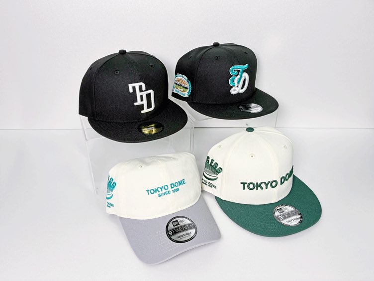 THESHOP0712's tweet photo. 【新発売】
NEW ERA®︎と東京ドームがコラボ！
ここでしか手に入らない限定デザインのキャップ4種類が発売中です✨

ライブや野球観戦の記念にはもちろん、東京旅行の特別なお土産にもぴったり🎁 ぜひ店頭でチェックしてみてくださいね✨
#NEWERA #東京ドーム https://t.co/CabweZRm1t