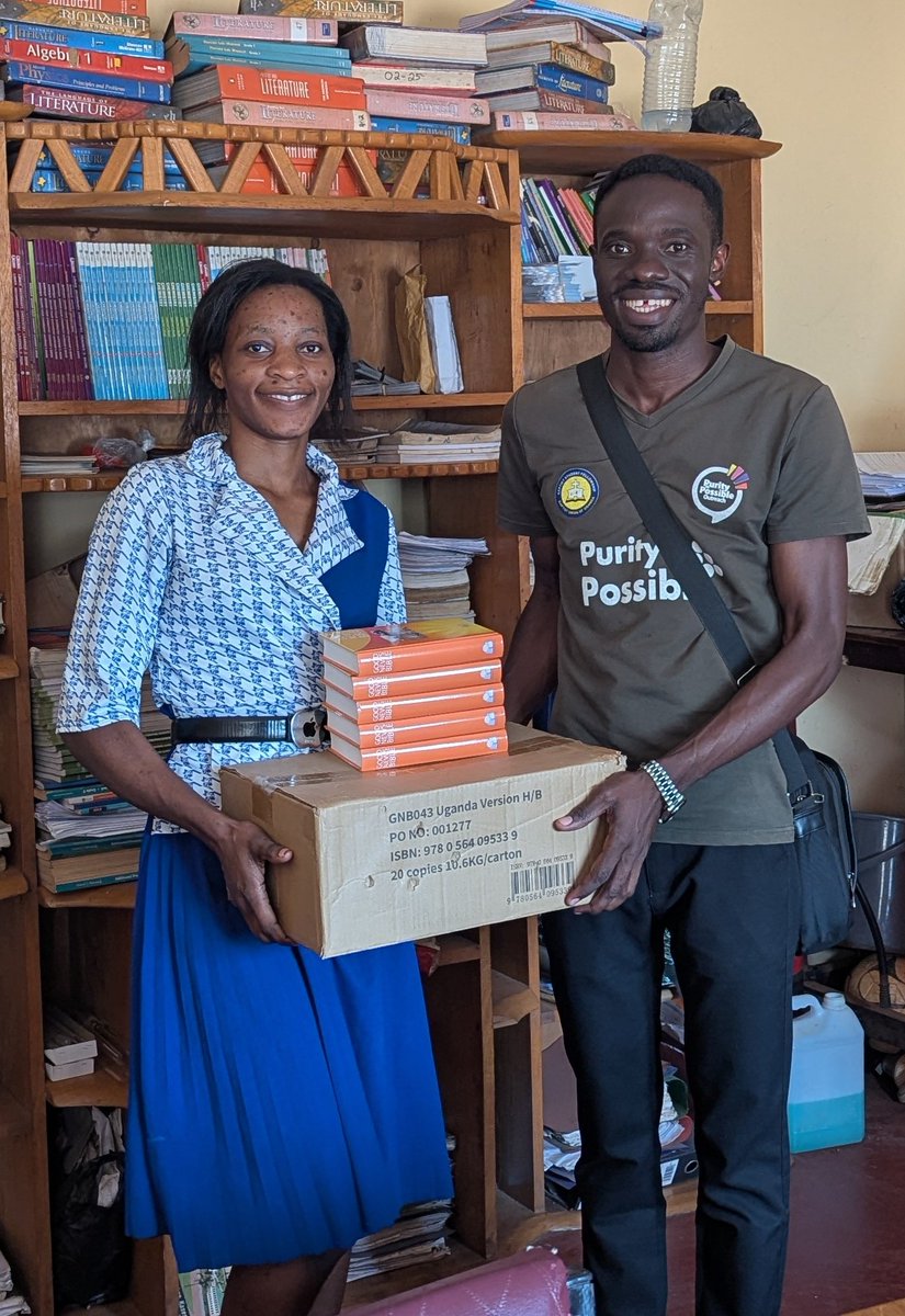 TheBornAgainGuy's tweet photo. Delivering Bibles to the Patron of London High School Kabowa, to be used by the students in the fellowship.
#StudentsOutreach https://t.co/ER1aX6UPgG