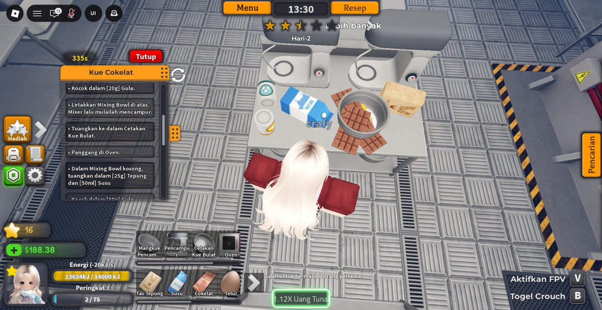 eyspeach's tweet photo. cowony masak rendang, gwejh sibuk masak di roblox https://t.co/FZcy3EsdEj