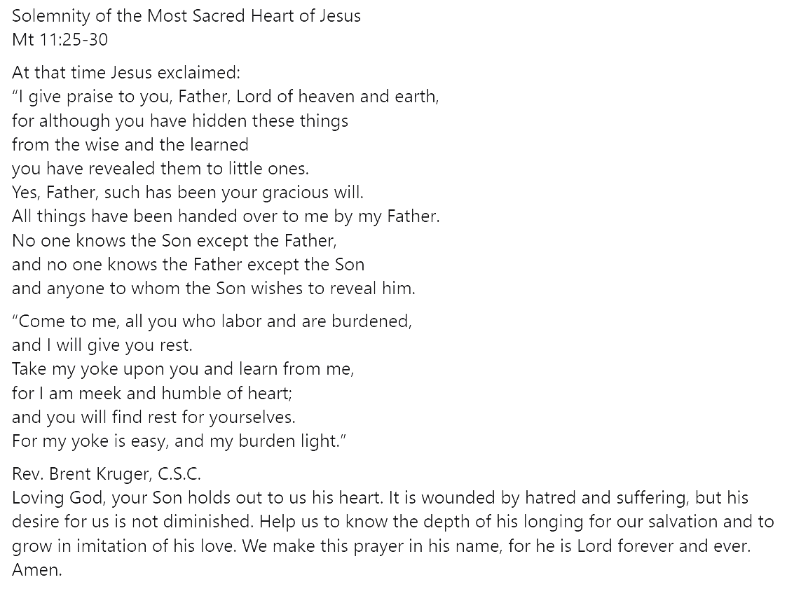 DanielB88599902's tweet photo. Blessed is The Heart of Our Sacred Lord, Jesus Christ, and Holy is His Name, now and forever, who with The Father and HIs Holy Spirit, are One God, now and always! #followhim https://t.co/pDXvyYPCrV