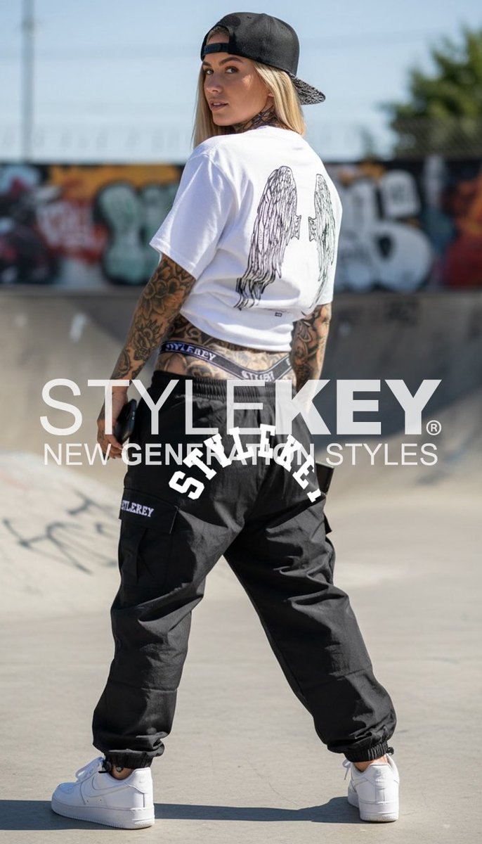 stylekey1999's tweet photo. 堕天使の羽がバックを主張する人気Tシャツがやっと再入荷しました‼️

安定の黒も良いけど、いま時期は暑い日が多いので白Tが清潔感があって良いね😊

野郎ばかりじゃつまんないから今回なえちちなおねーさんで💕

ところで･･･このおねーさんいくら？･･･ᶠᶸᶜᵏᵧₒᵤ( 　'-' )╮💥)`-' ) https://t.co/xV8seHXwyy