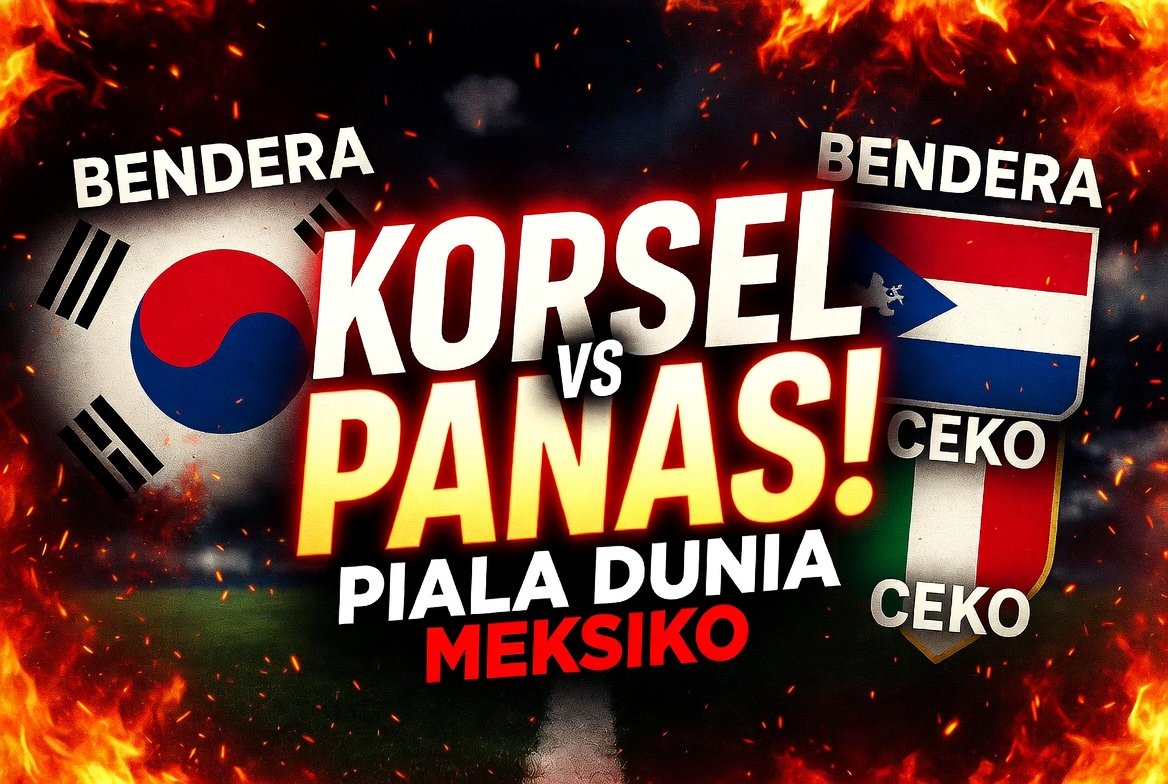 nara292's tweet photo. Korsel vs Ceko Panas Banget 🔥 

Piala Dunia malam ini rame! Meksiko juga ikut komentar keras 

Siapa yang bakal menang? Prediksi kalian di bawah 👇 https://t.co/KZruDIqSk7