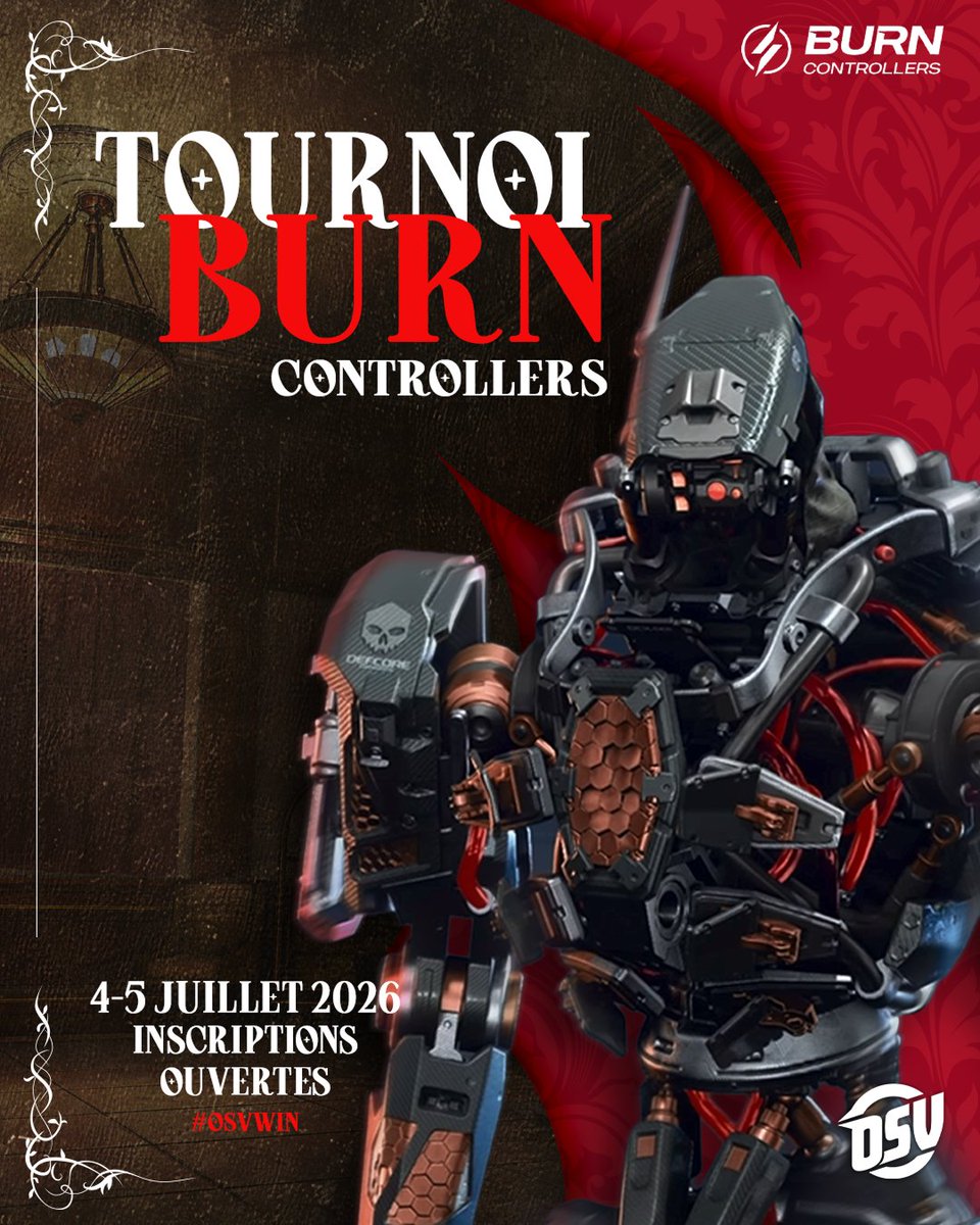 OservEsport's tweet photo. Les inscriptions pour notre tournoi #CallOfDuty sont OFFICIELLEMENT OUVERTES ! 🔥

Propulsé par @BurnControllers, attendez-vous à du lourd, du beau jeu et des duels d'anthologie. 

https://t.co/UaEs35fQu4

#OSVWIN

#EsportFr #Gaming #MadeInFrance https://t.co/0ywdz1dgT3