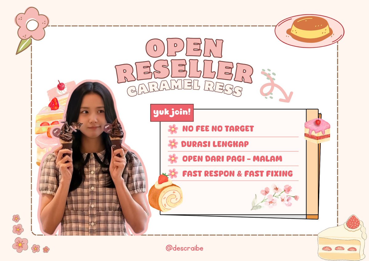 pelukisy's tweet photo. @pieepieww 𖹭 haaii, fh caramel lagi open oprèss apipi prémiúúm nih! ✨

◞ hargā start from 200p
◞ open dari pagi sampai malam
◞ fast response &amp; fast fixing
◞ boleh cek pl dulu, langsung wa caramel aja yaa 

🎁 free 2 akun viuuu durasi 1 tahun untuk yang join! https://t.co/KsoxBBaQdh