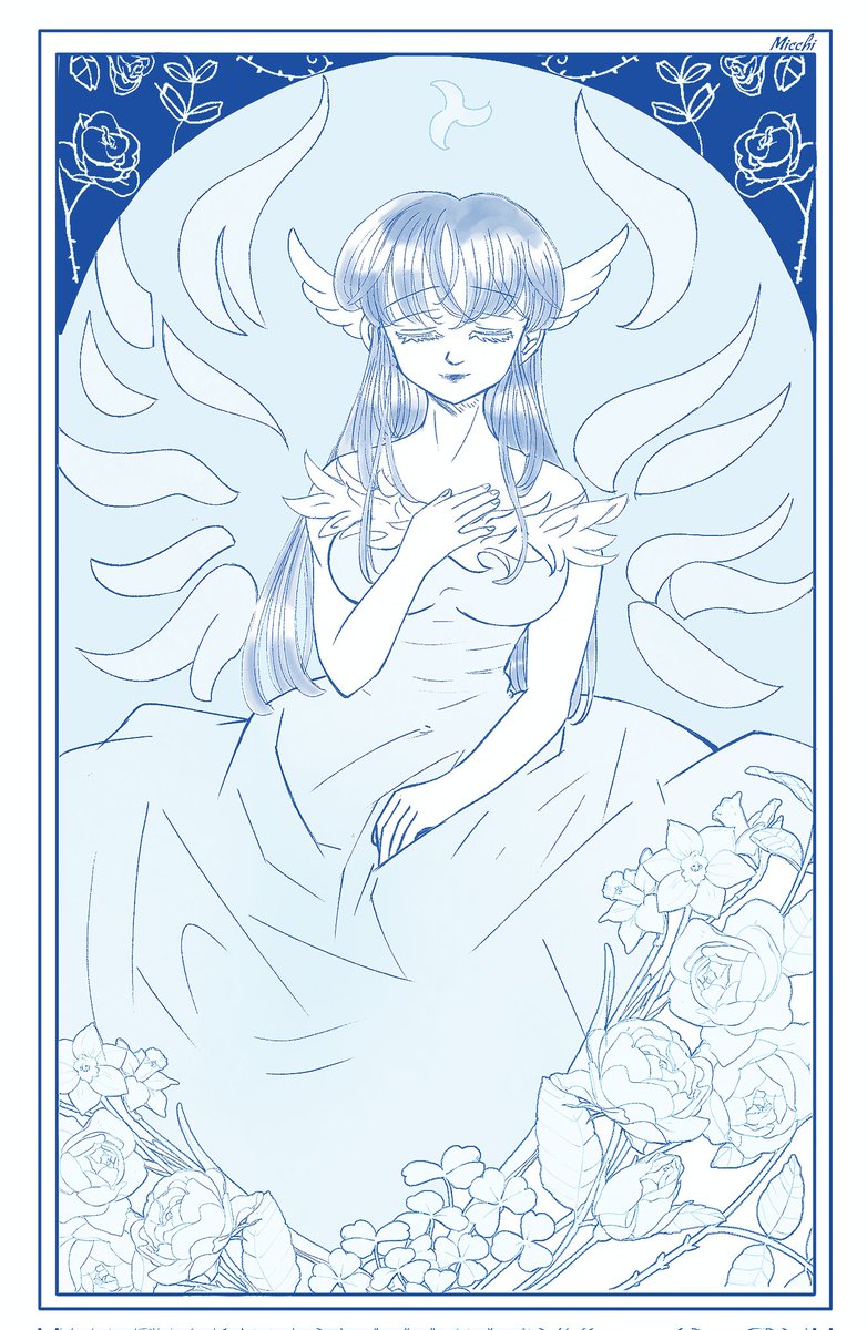 Micchi971's tweet photo. Happy birthday Elizabeth! ✨️ 
(I didn't sleep for finish this 🙏)
⁠#エリザベス生誕祭2026 #ElizabethLiones #7ds #4koa 
#エリザベス誕生祭2026 https://t.co/uic1tgHA8k