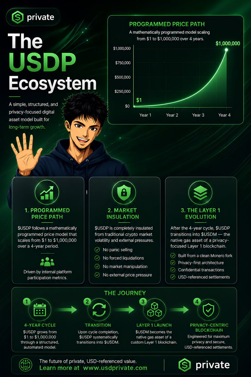 Usldtp Project @USDPrivate is building a unique digital asset ecosystem centered ...