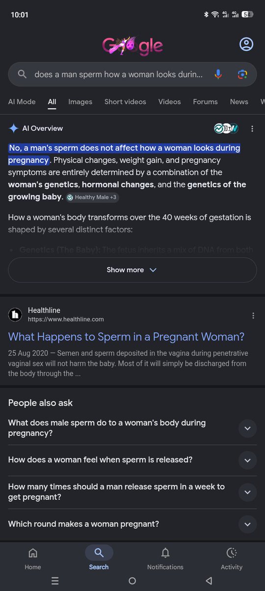 OnlyoneKhadijah's tweet photo. @ms_sapphireszn @userisnamelesss @Ay_dcwyd @EzinneamakaO That's GOOGLE, CHATGPT &amp; GROK 
So it's not your partners fault you gained weight and looked bad during pregnancy. 
You just want it to not be your fault so you can't be blamed... https://t.co/9zPmX1dO2j