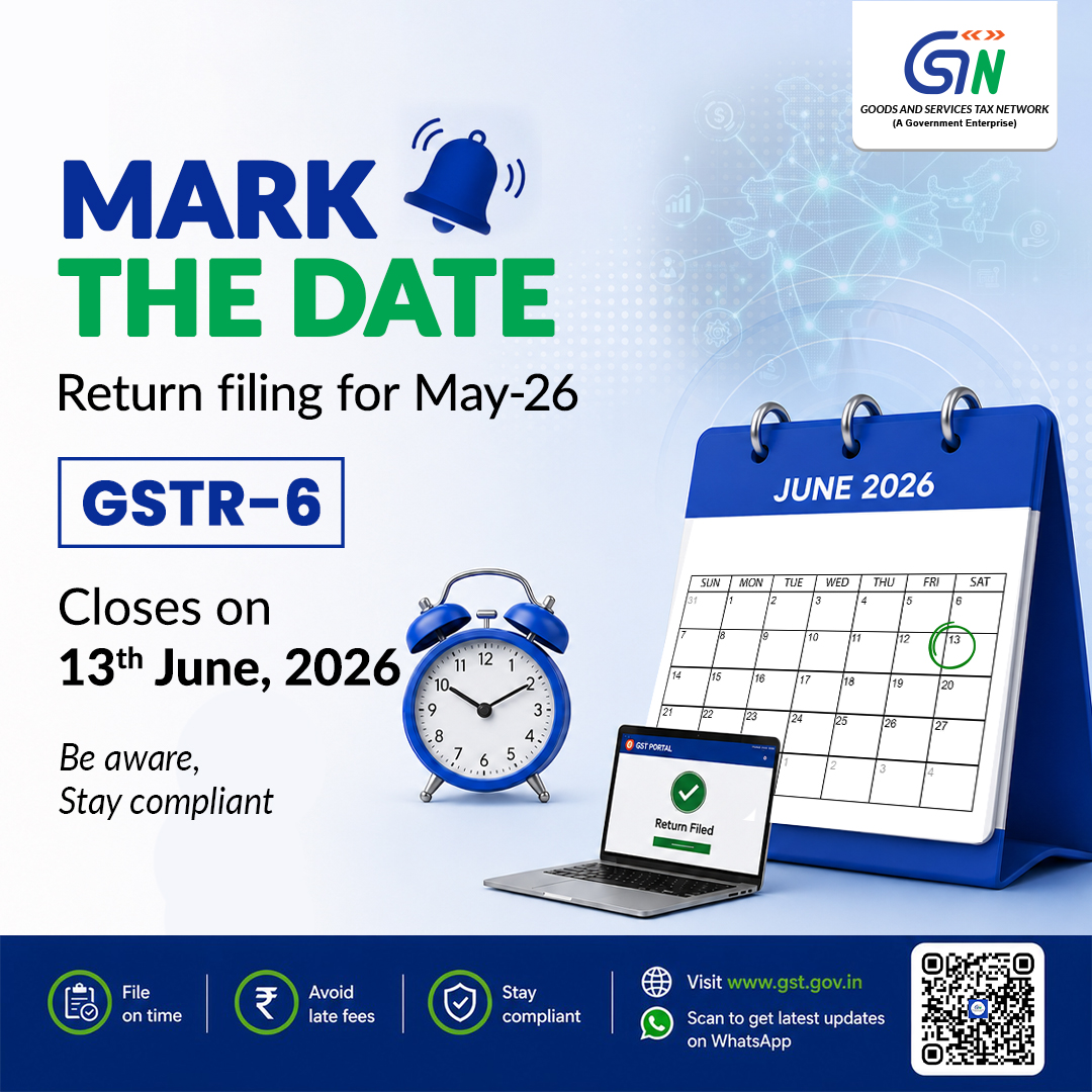 Infosys_GSTN's tweet photo. ๐ ๐๐จ๐ฆ๐ฉ๐ฅ๐ข๐๐ง๐๐ ๐ข๐ฌ ๐ง๐จ๐ญ ๐ฃ๐ฎ๐ฌ๐ญ ๐ ๐ซ๐๐ช๐ฎ๐ข๐ซ๐๐ฆ๐๐ง๐ญโ๐ข๐ญ'๐ฌ ๐ ๐ก๐๐๐ข๐ญ.
File your GSTR-6 return on https://t.co/5tMgOqX15B
#GST #GSTN #GSTR_6 #GSTCompliance #GSTReturn #GSTFiling #DueDateReminder #TaxUpdate #AskGSTN #StayCompliant https://t.co/R0zADAI6QA