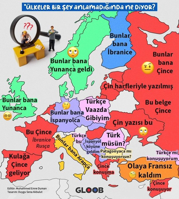 haritayikesIf's tweet photo. Ülkeler bir şey anlamadığında ne diyor ? https://t.co/ZPrikKAw6W