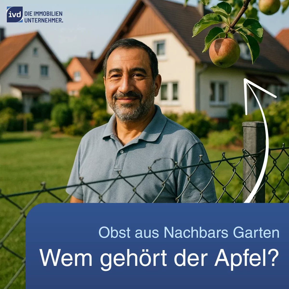 falkenhaus's tweet photo. Obst aus Nachbars Garten: Wem gehört’s?🍐

Hängt ein Apfel vom Nachbarsbaum über deinen Zaun, darfst du ihn nicht einfach pflücken🍎 
Fällt der Apfel aber auf dein Grundstück, gehört er dir. 

Was du sonst noch beachten solltest, erfährst du hier: https://t.co/RTaCynSEZB
#rechte https://t.co/FO91tJ79hP