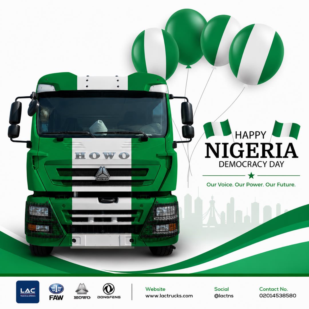 lactns_'s tweet photo. Every vote, every voice, and every civic responsibility strengthens the foundation of our nation.

When we actively participate in building a better society, we help democracy thrive for generations to come.

Happy Democracy Day, Nigeria!

#🇳🇬 #DemocracyDay #NigeriaAtHeart https://t.co/rXlMy2nerN