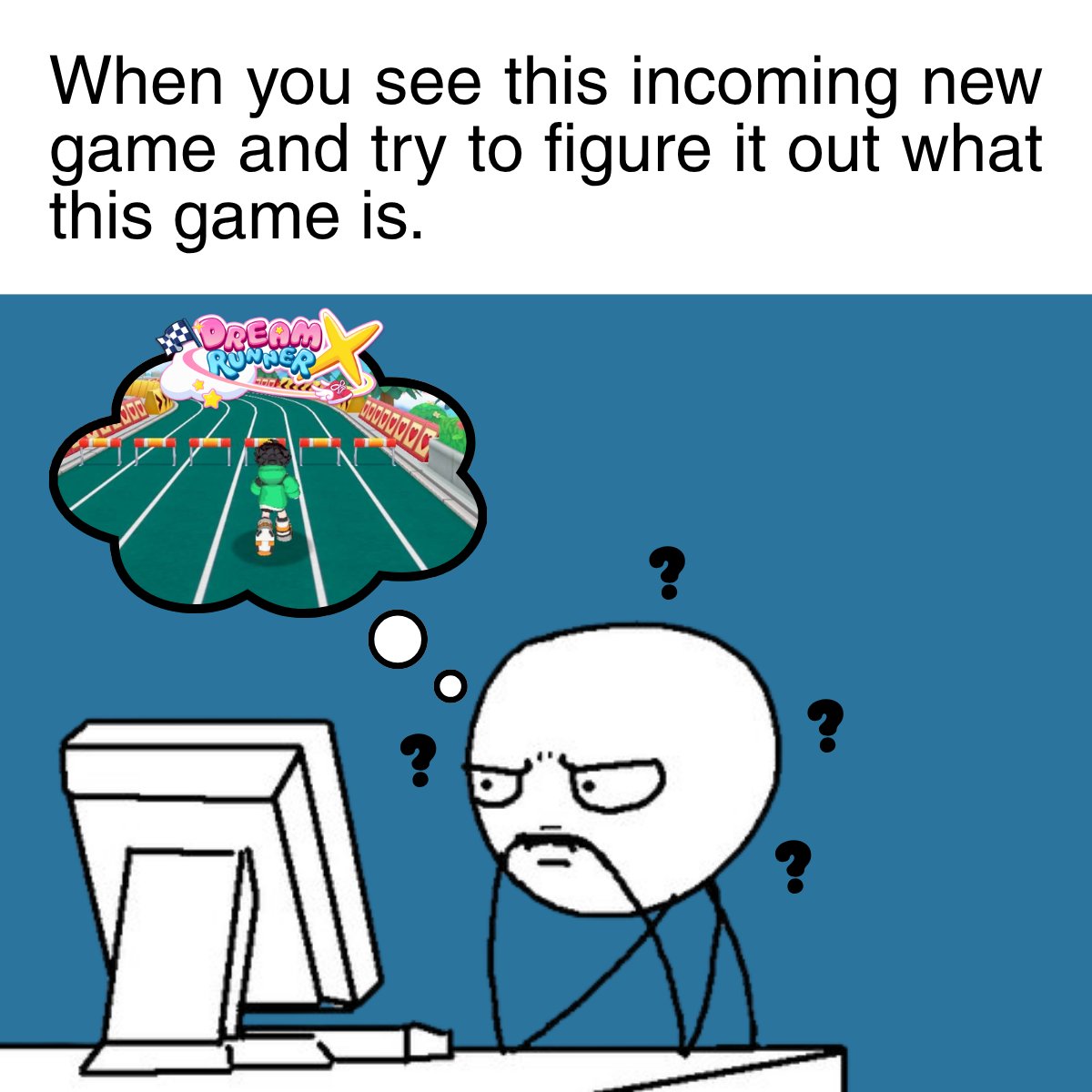 DreamRunnerX_TH's tweet photo. What exactly is Dream Runner X? 🤔

If you want to find out, check out the teaser video in the link below!👇

https://t.co/3MS5TeLUEU

📌Dream Runner X CBT Coming Soon, Stay Update.  
👉DRX's LINKTREE. : https://t.co/5oEjhjkgsB

#DreamRunnerX #DRX #RunningGame #MobileGame https://t.co/rAAgadrPZA