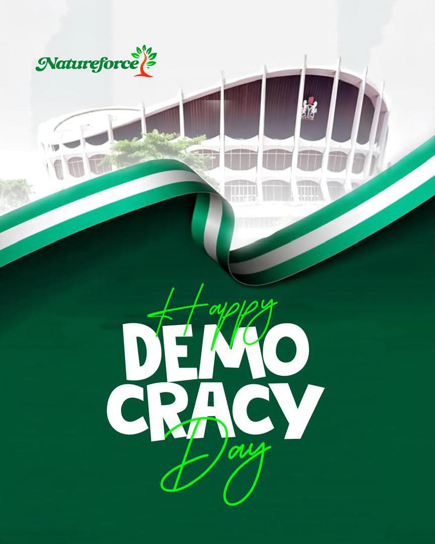 NffoodsNG's tweet photo. 🇳🇬 Happy Democracy Day!

Wishing you a day filled with peace, joy, and good food shared with the people who matter most.

Celebrate with NatureForce Foods.

Shop anytime on https://t.co/vpahfyWd0x https://t.co/JoP2DIqIP2