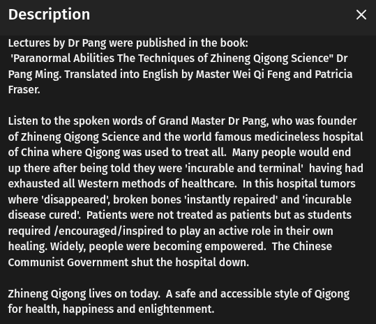 KJa0x's tweet photo. Paranormal Abilities: The Techniques of Zhineng Qigong Science by Dr Pang Ming.
https://t.co/zIm2PuO1ye https://t.co/bmTnS5xr9c