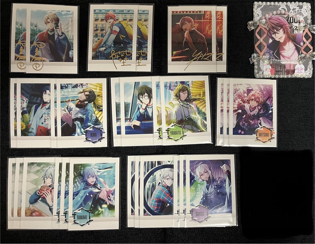 tor_x_mid's tweet photo. 【交換】アイナナ アイドリッシュセブン ぱしゃこれ ぱしゃ 16弾 記念日 サイテク

【譲】一織 大和 三月 環 壮五 ナギ 陸 楽 天 龍之介 百 千 悠 トウマ

【求】虎於  同弾.PG(UR>SSR)

箔押し同士のみ
郵送
お気軽にお声掛けください…！ https://t.co/O1TQFiM7iu